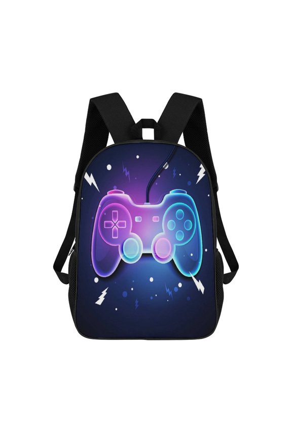 Custom Gamer Gaming Controller Backpack 17in Laptop traveling Bag Bags