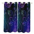 thumbnail image 1 of Custom Gamer Gaming Controller Button 2 Panels Blackout Curtains for Bedroom Living Room Drapes Kitchen Room Window Blackout Curtain Grommet, 1 of 6