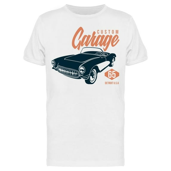 Custom Garage Design T-Shirt Men -Image by Shutterstock, Male Small