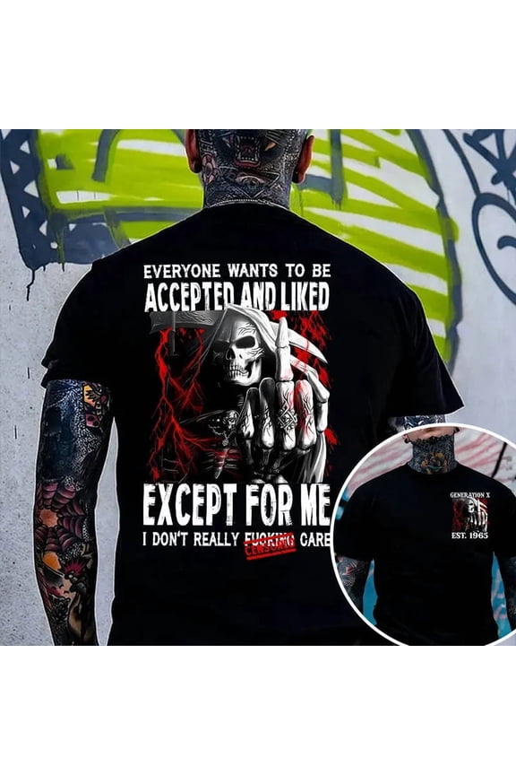 Custom Generation X T-Shirt – Personalized Year Gen X Shirt, 100% Cotton Unisex Top, Retro Badass Graphic Tee for Men & Women