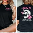 thumbnail image 1 of Custom Generation X T-Shirt – Personalized Year of Birth Shirt, Badass 100% Cotton Unisex Tee, 1 of 5