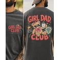 thumbnail image 1 of Custom Girl Dad Club Shirt, 2-Sided Teddy Bear Dad T-Shirt, Chaos Manager EST Tee, Funny Fathers Day Gift for Dad, 1 of 2