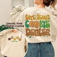 thumbnail image 1 of Custom Girl Scout Cookie Dealer Sweatshirt, Cookie Dealer Shirt, Custom Scout Girl Troop Number, Custom Cookies Shirt, 1 of 3