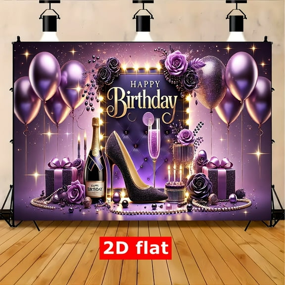 Custom Golden Luxury Party Decorations Banner Golden LuxurySign Backdrop Photo Booth Props Background Party Favors