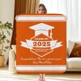 thumbnail image 1 of Custom Graduation Blanket with TEXT, 2025 Graduation Gifts Blanket For Graduate Daughter, Son, Adults Throw Blanket for Graduation Party, 1 of 8