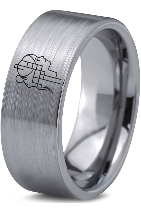 Custom Gray Ring Engagement Gifts Tungsten Gamer Set Mommy And Me 25th Birthday Gift Mom