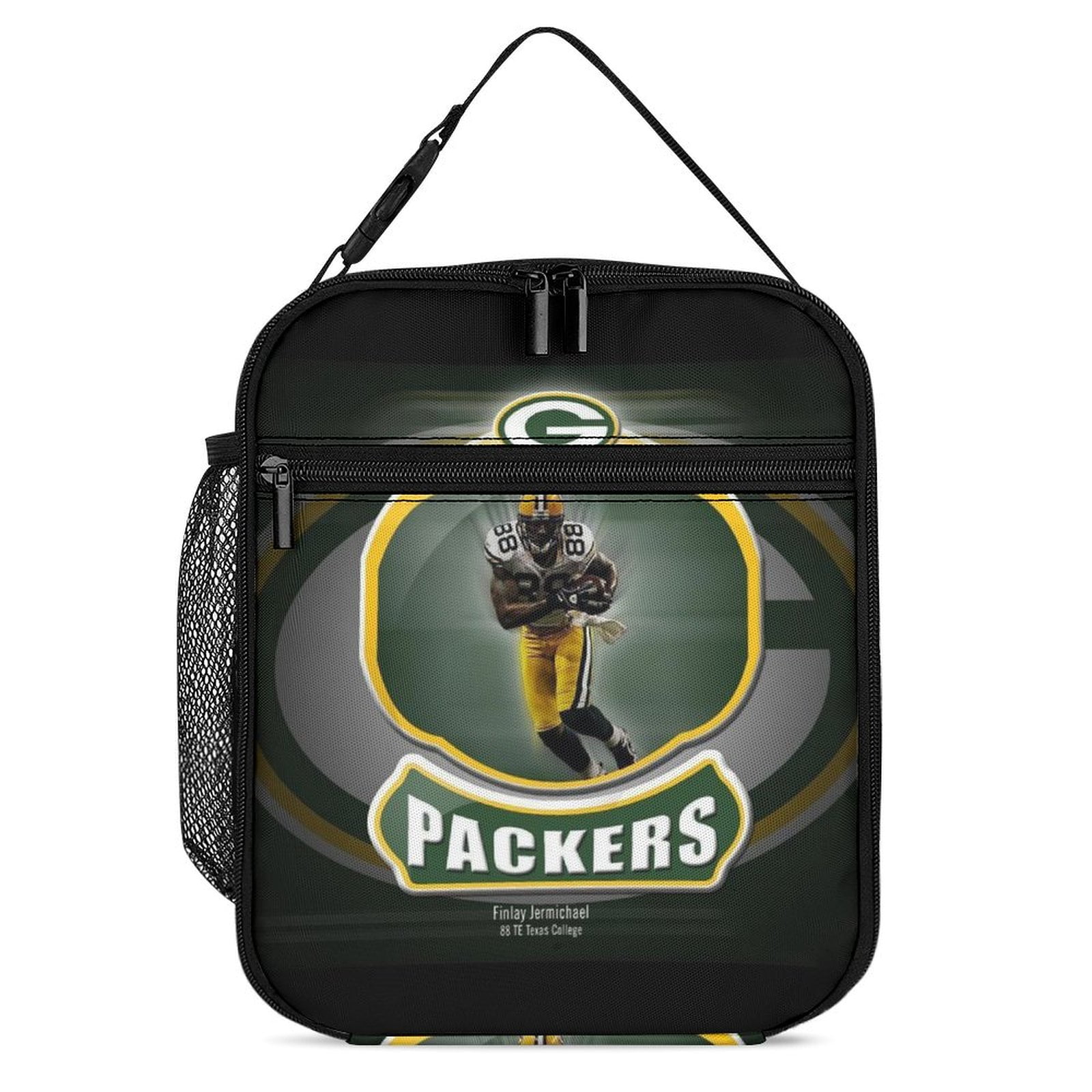 Custom Green_Bay_Packers Lunch Bag for Boys Girls Men Women