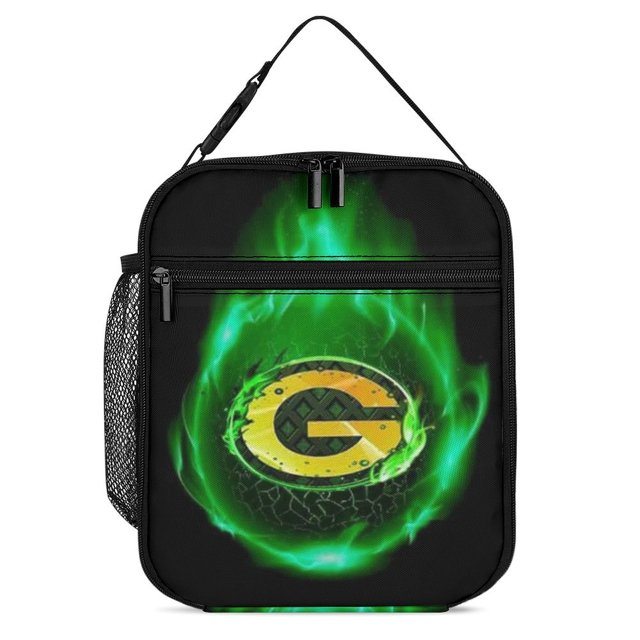 Custom Green_Bay_Packers Lunch Bag for Boys Girls Men Women