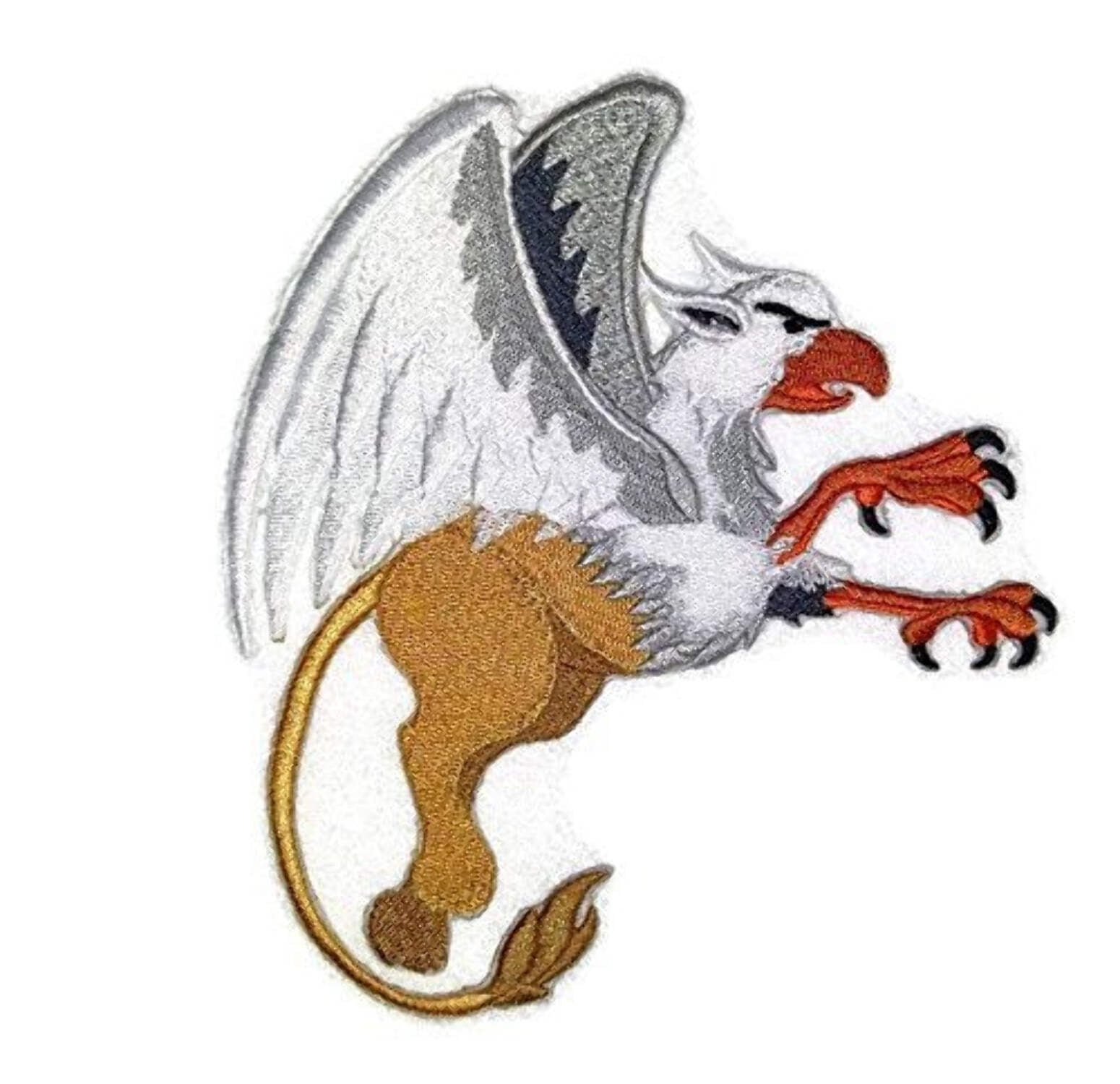 Custom Griffin Dragon Embroidery Iron On/Sew Patch [7" X 5.7"]