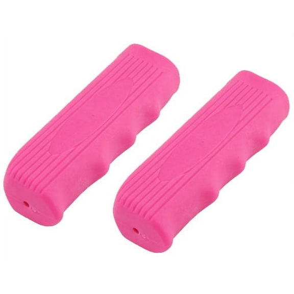 Custom Grips Kraton Rubber Pink. Bike grips, bicycle grips, lowrider grips, beach cruiser grips, mountain bike grips