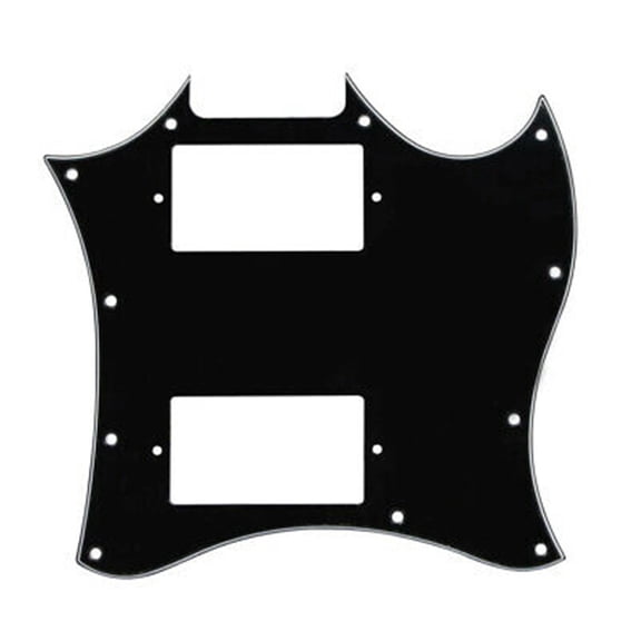 Custom Guitar Parts - For Gib Standard Sg Full Face Guitar Pickguard Route Paf Humbuckers Scratch Plate,Multicolor Choice