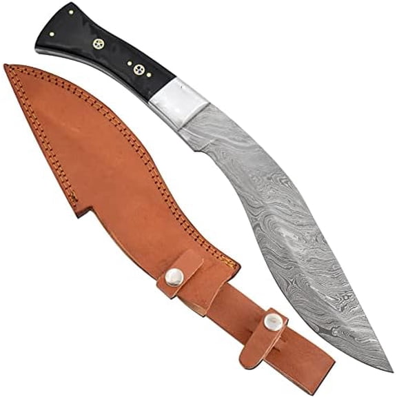 Custom Handmade Real Damascus-Steel Collection Full Tang Kukri Outdoors | Hunting Camping Knife$$Other
