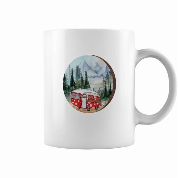 Custom Happt Life Happy Camper Camp Life Coffee Mugs