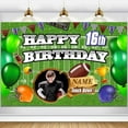 thumbnail image 1 of Custom Happy Birthday Decorations Backdrop, Personalized Glitter Sign, Banner, Party Supplies Photo Background for Men, Women 5*3FT, 1 of 7