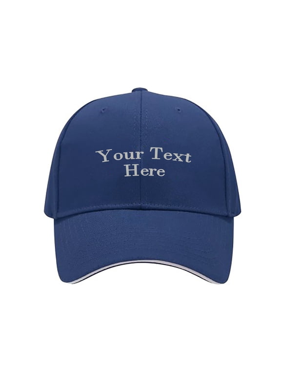Custom Hat Design Your Own Classic Mens Womens Baseball Hat,Personalized Embroidered Add Your Text Customized Baseball Cap