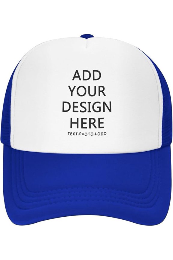 Custom Hat Design Your Own, Personalized Classic Hats for Men Women, Baseball Mesh Cap Dad for Outdoor Adjustable