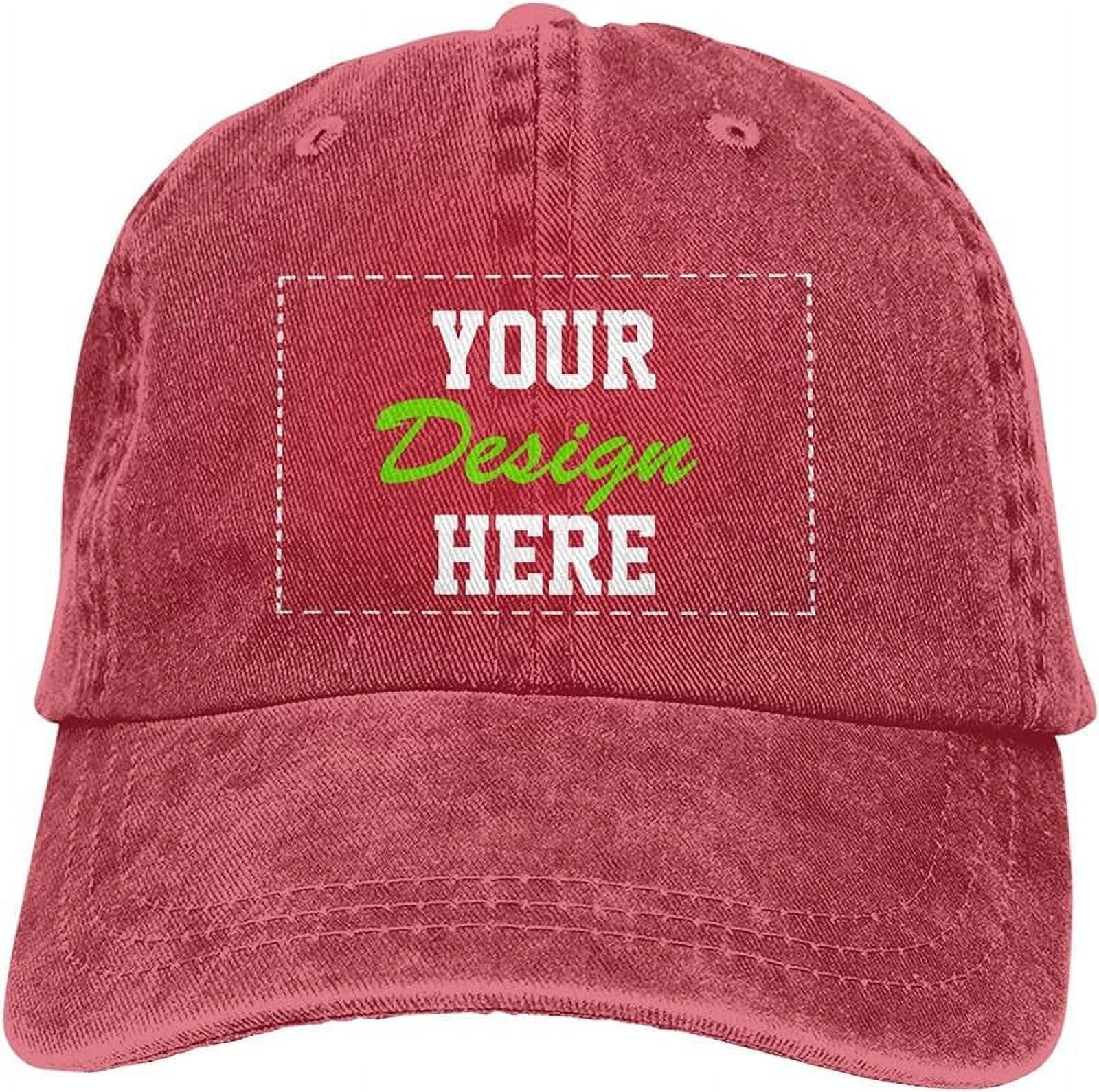 Custom Hats Add Your Team Name Company Logo Custom Hats Design Your Own