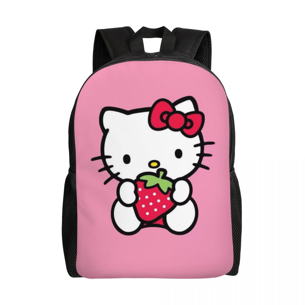 Custom Hello Kitty Cat Backpacks for Men Women School College Student