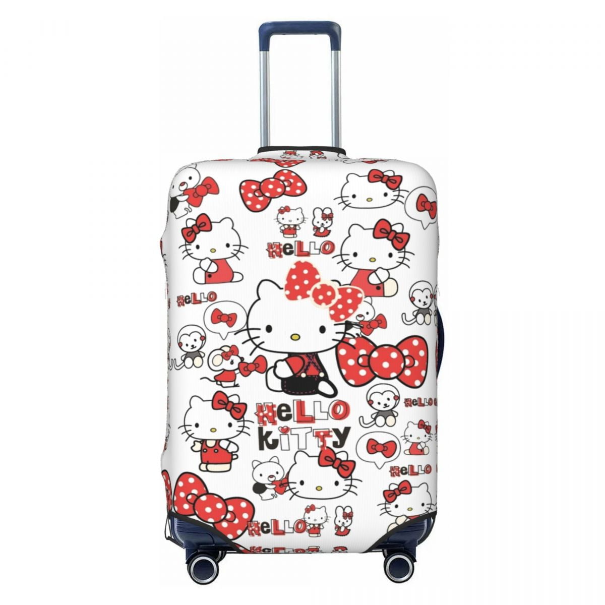 Custom Hello Kitty Luggage Cover Fashion Suitcase Protector Covers Suit ...