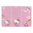 Custom HelloKitty Coral Velvet Floor Mat Outdoor Rug Bathroom Rugs