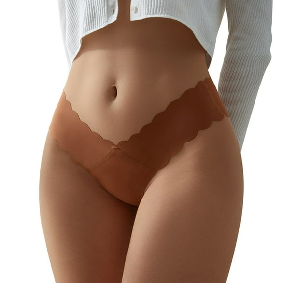 Custom High Waist Striped Tangas No Show Bikini Custom Thongs Women Underwear Panties Cotton Thong