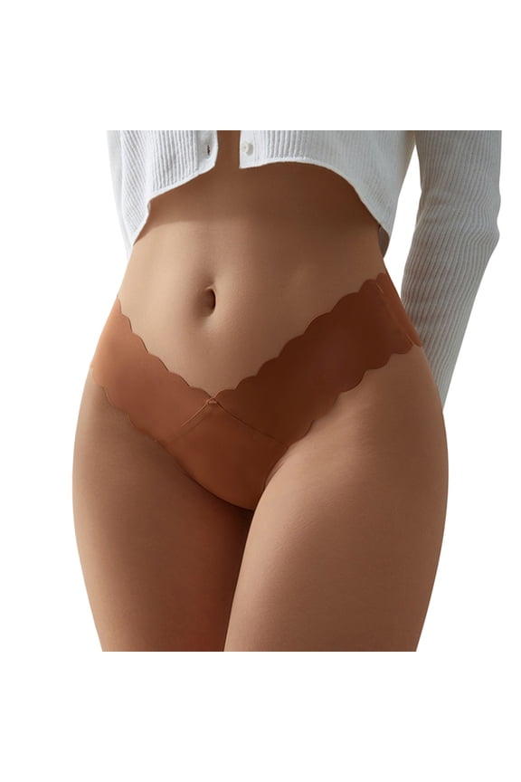 Custom High Waist Striped Tangas No Show Bikini Custom Thongs Women Underwear Panties Cotton Thong