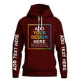 thumbnail image 1 of Custom Hoodies Design Your Own Personalized Photo Text Hoodie Custom Sweatshirt 4 Side Print, 1 of 6