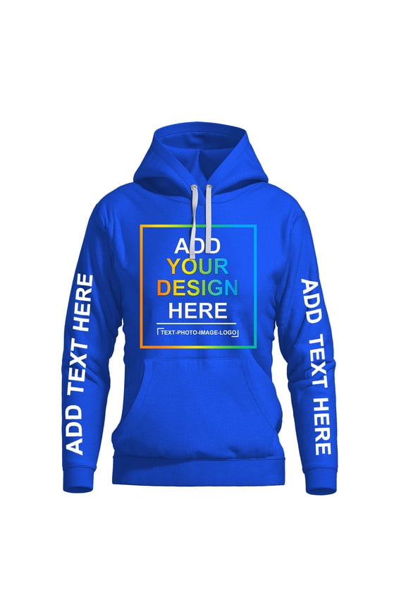 Custom Hoodies Design Your Own Personalized Photo Text Hoodie Custom Sweatshirt 4 Side Print