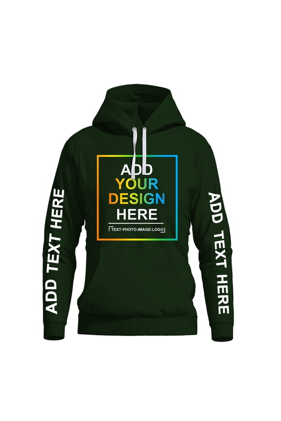 Custom Hoodies Design Your Own Personalized Photo Text Hoodie Custom Sweatshirt 4 Side Print