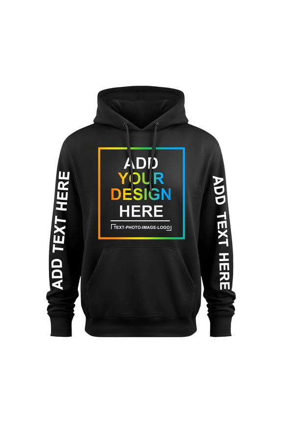 Custom Hoodies Design Your Own Personalized Photo Text Hoodie Custom Sweatshirt 4 Side Print