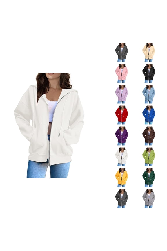 Custom Hoodies for Women Long Sleeve Zip Up Personalized Hoodies with Pockets Hooded Sweatshirt Hoodie Women Pullover