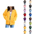thumbnail image 1 of Custom Hoodies for Women Long Sleeve Zip Up Personalized Hoodies with Pockets Hooded Sweatshirt Hoodie Women Pullover, 1 of 6