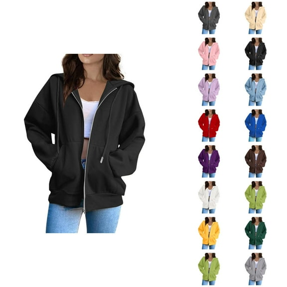 Custom Hoodies for Women Long Sleeve Zip Up Personalized Hoodies with Pockets Hooded Sweatshirt Hoodie Women Pullover