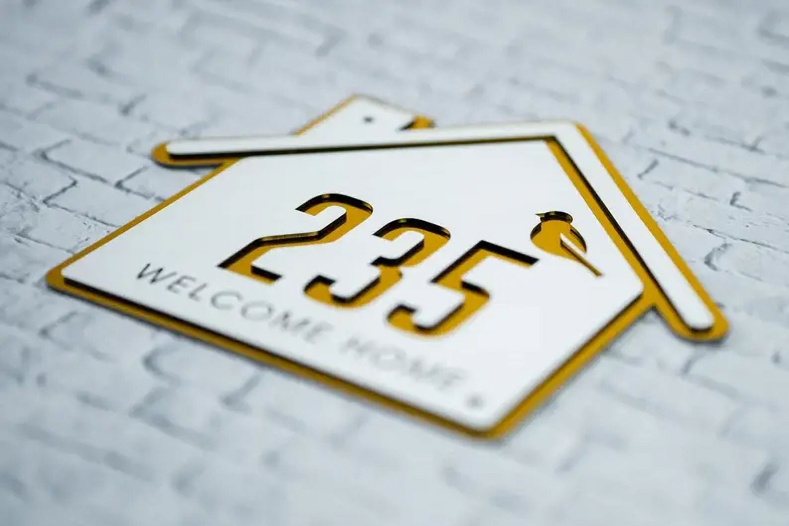 Custom House Number Sign, Address Sign, Number plate