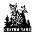 thumbnail image 1 of Custom House Sign Door Plaque Cat Animal Name Plate Customizable Address Sign Wall Decor, 1 of 6