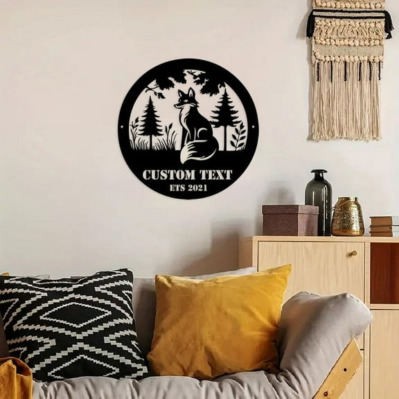 Custom House Sign Personalized Outdoor Address Family Name House Number Sign Laser Cut Plate for Indoor Home Plaque (12inch)