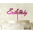 thumbnail image 1 of "Custom Initial Cake Topper Personalized Name Cake Topper Color Option Available 5""-7"" Inches Wide", 1 of 1