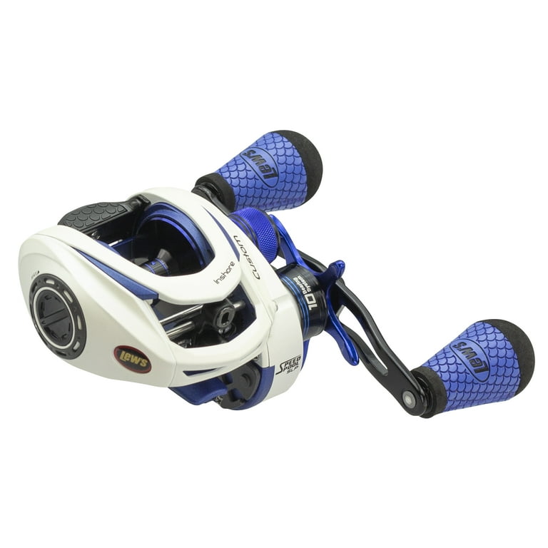 Custom Inshore SLP 7.5:1 Left Hand Baitcast Reel - Walmart.com