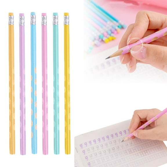 Custom Inspirational Wood Pencils for Students, Back to Gift Pack for Kindergarten and Primary (10 Pack)