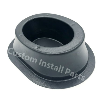 Custom Install Parts Single Universal Angled Deep Speaker Pod Enclosure for the Installation of 6x9 Inch Speaker
