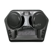 Overhead Mounting Speaker and Radio System Console Housing Roof Mount Compatible with Golf Cart, UTV, Polaris RZR, Go Cart, Boat, Marine, Tractor, Buggy, Side-by-Side