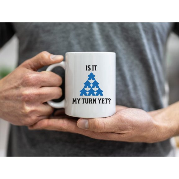 Custom Is It My Turn Yet Mug, Funny Meeple Mug, B1Oard Game Mug, PerS1onalized Mug, Custom B1Oard Game Gift, C1ArC1A1sS1onne Mug, Gift for Him, Mug