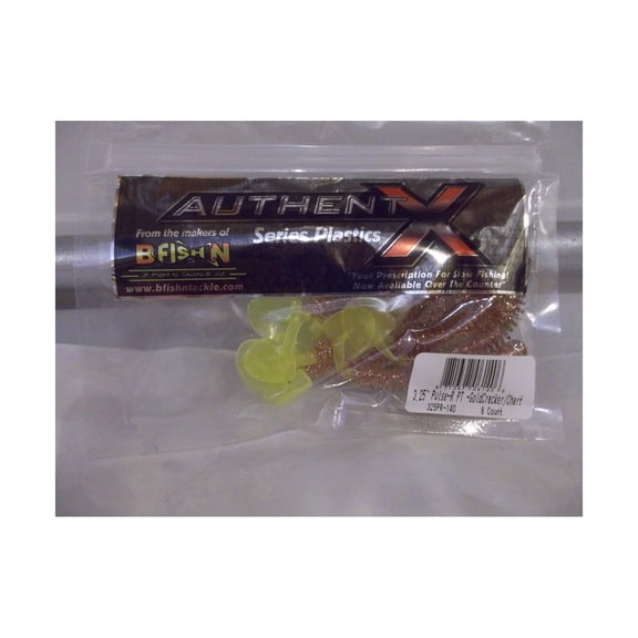 B-FISH-N PULSER PADDLE TAIL 8PK 3.25IN GOLDCRACKER CHART