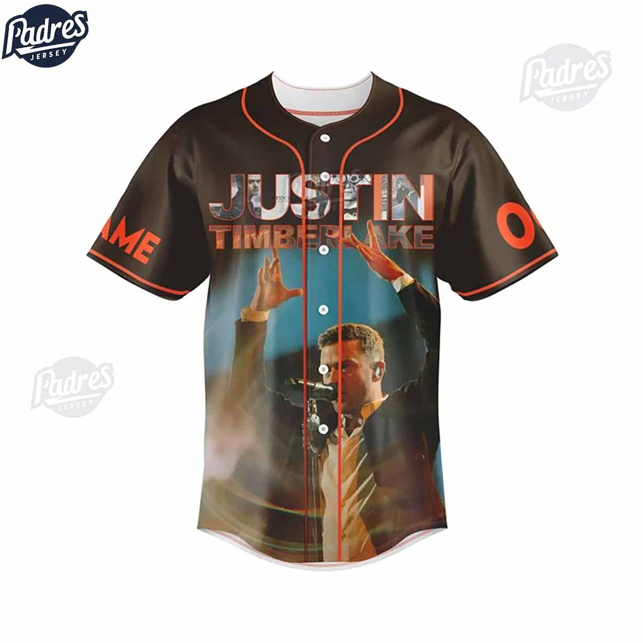 Custom Justin Timberlake World Tour Baseball Jersey - Walmart.com