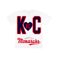 thumbnail image 1 of Custom KC Monarchs heart T-shirt, 1 of 1