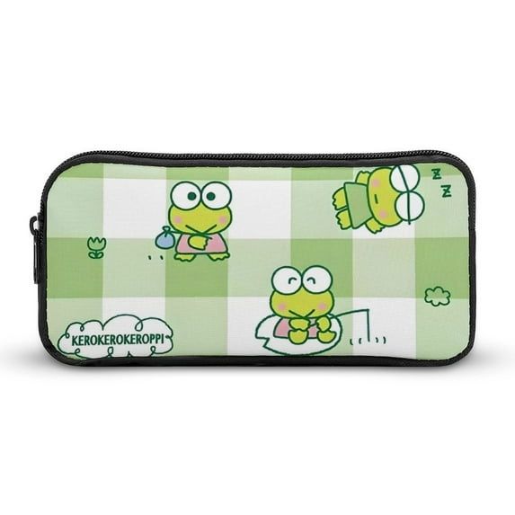 Custom Keroppi Stationery bag pencil case cosmetic bag storage bag multi-function large capacity fashionable durable birthday gift holiday gift