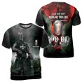 thumbnail image 1 of Custom Knight Warrior God Bring Me This Far Unisex 3D T-shirt, 1 of 4