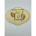 thumbnail image 1 of Custom Laser Engraved Decorative Wooden Hanging Sign - Family, 1 of 1
