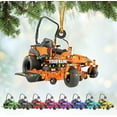 thumbnail image 1 of Custom Lawn Mowers Christmas Ornaments 2025 Custom Lawn Mowers Ornaments Farmhouse Lawn Mowers Driver Gifts Riding Mowers with Xmas Light Acrylic Ornament 2025 (LM6) - 3117 (Orange), 1 of 7