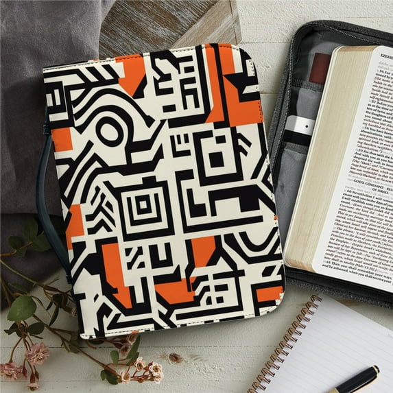 Custom Leather Bible Bag for Women Men Handle Bible Hymns Bible Cover Case Carrying Storage Bags